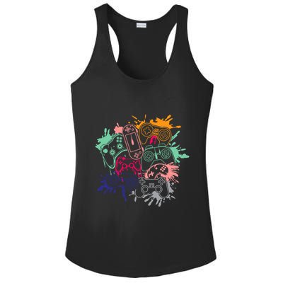 Control All The Things Video Game Console Controllers Retro Great Gift Ladies PosiCharge Competitor Racerback Tank