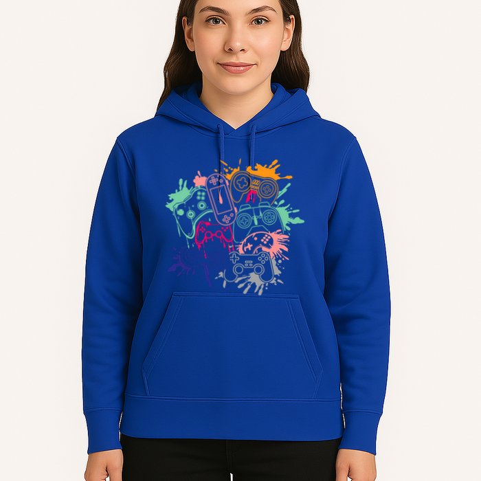 Control All The Things Video Game Console Controllers Retro Great Gift Hoodie