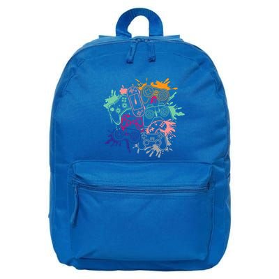 Control All The Things Video Game Console Controllers Retro Great Gift 16 in Basic Backpack