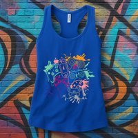 Control All The Things Video Game Console Controllers Retro Great Gift Womens Tank Top
