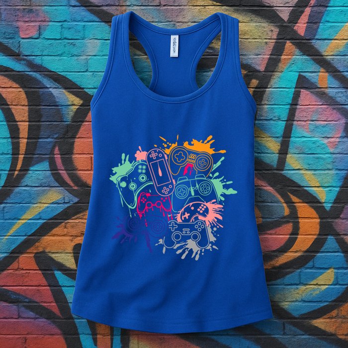 Control All The Things Video Game Console Controllers Retro Great Gift Womens Tank Top