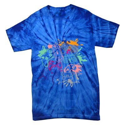 Control All The Things Video Game Console Controllers Retro Great Gift Tie-Dye T-Shirt