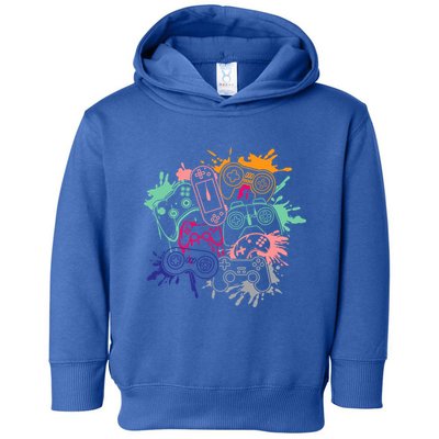 Control All The Things Video Game Console Controllers Retro Great Gift Toddler Hoodie