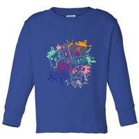 Control All The Things Video Game Console Controllers Retro Great Gift Toddler Long Sleeve Shirt