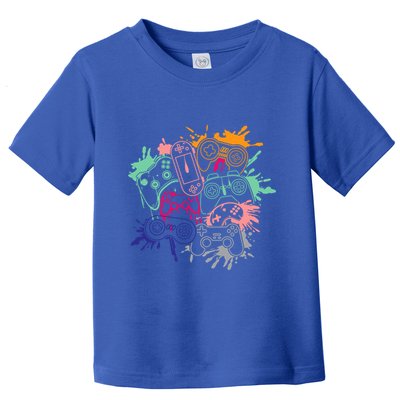 Control All The Things Video Game Console Controllers Retro Great Gift Toddler T-Shirt