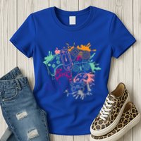Control All The Things Video Game Console Controllers Retro Great Gift Womens T-Shirt