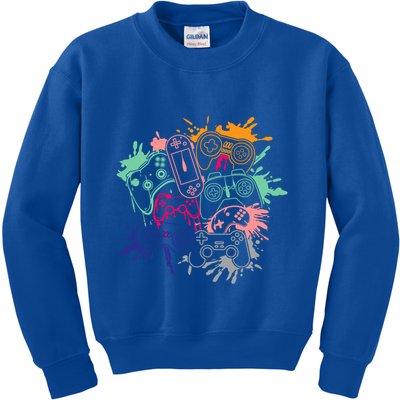 Control All The Things Video Game Console Controllers Retro Great Gift Kids Sweatshirt