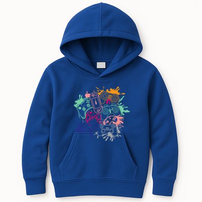 Control All The Things Video Game Console Controllers Retro Great Gift Kids Hoodie