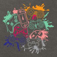 Control All The Things Video Game Console Controllers Retro Great Gift Cotton Canvas Backpack