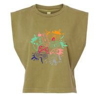 Control All The Things Video Game Console Controllers Retro Great Gift Garment-Dyed Women's Muscle Tee
