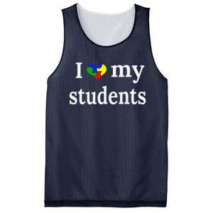 Cute Autism Teacher Gift Autism Awareness Mesh Reversible Basketball Jersey Tank