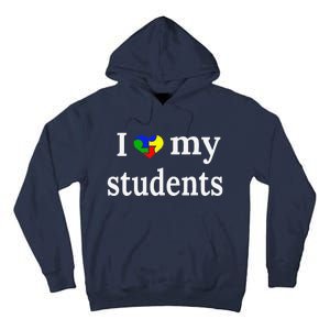 Cute Autism Teacher Gift Autism Awareness Tall Hoodie