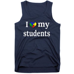 Cute Autism Teacher Gift Autism Awareness Tank Top