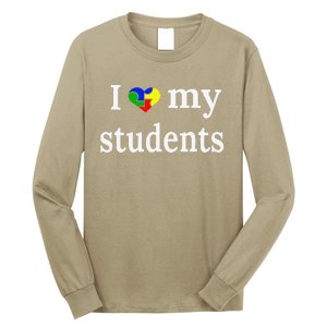 Cute Autism Teacher Gift Autism Awareness Long Sleeve Shirt