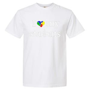 Cute Autism Teacher Gift Autism Awareness Garment-Dyed Heavyweight T-Shirt