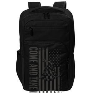 Come And Take It American Flag & Snake Tactical Impact Tech Backpack