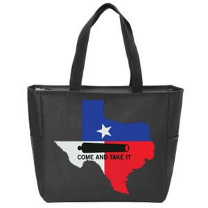 Come And Take It Canon Texas State Flag 1836 Gift Zip Tote Bag