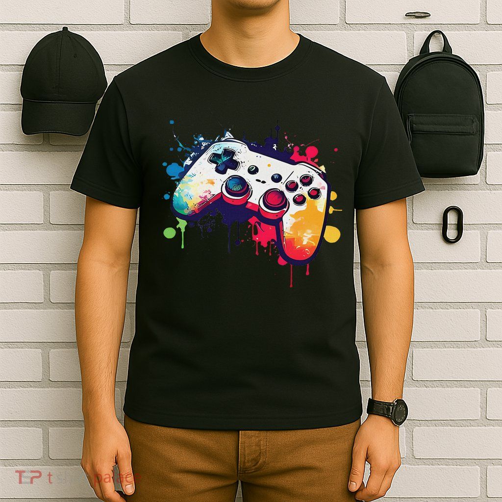 Control All The Things Video Game Controller Gamer T-Shirt