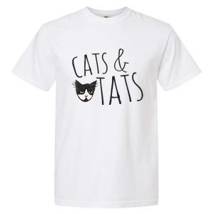 Cats and Tats cat tattoo lover Cats & Tats Garment-Dyed Heavyweight T-Shirt