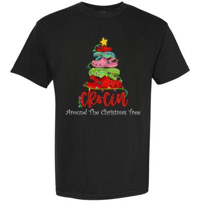 Crocin Around The Christmas Tree Garment-Dyed Heavyweight T-Shirt