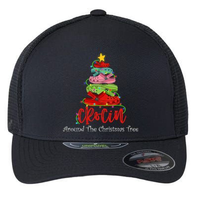 Crocin Around The Christmas Tree Flexfit Unipanel Trucker Cap