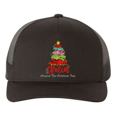 Crocin Around The Christmas Tree Yupoong Adult 5-Panel Trucker Hat