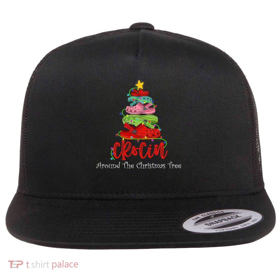 Crocin Around The Christmas Tree Flatbill Hat