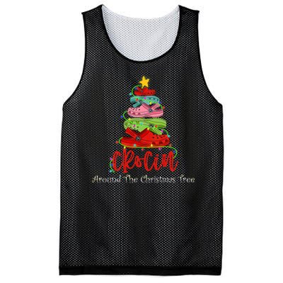 Crocin Around The Christmas Tree Mesh Reversible Basketball Jersey Tank