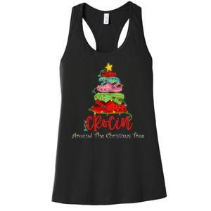 Crocin Around The Christmas Tree Women's Racerback Tank