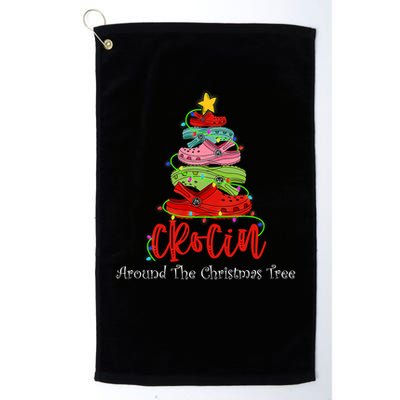 Crocin Around The Christmas Tree Golf Towel