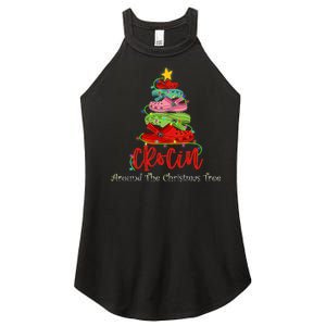 Crocin Around The Christmas Tree Women's Perfect Tri Rocker Tank