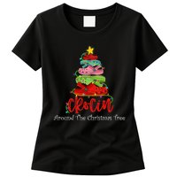 Crocin Around The Christmas Tree Womens T-Shirt