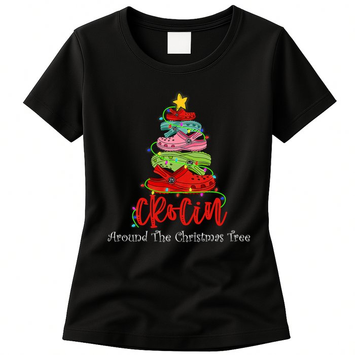 Crocin Around The Christmas Tree Womens T-Shirt
