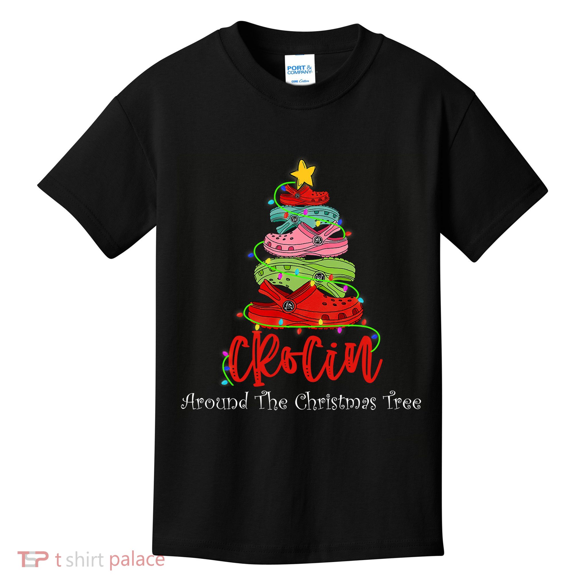 Crocin Around The Christmas Tree Kids T-Shirt