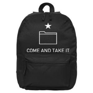 Come And Take It File Anti Censorship Anti Copyright 16 in Basic Backpack