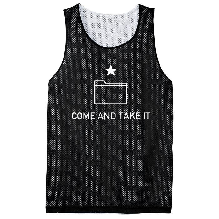 Come And Take It File Anti Censorship Anti Copyright Mesh Reversible Basketball Jersey Tank