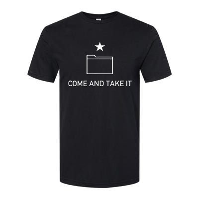 Come And Take It File Anti Censorship Anti Copyright Softstyle CVC T-Shirt