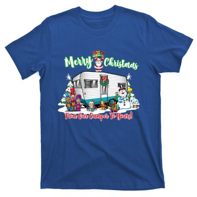 Camper And Travel Trailer Merry Christmas From Our Camper Gift T-Shirt