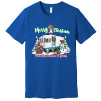 Camper And Travel Trailer Merry Christmas From Our Camper Gift Premium T-Shirt