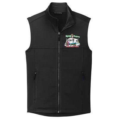 Camper And Travel Trailer Merry Christmas From Our Camper Gift Collective Smooth Fleece Vest