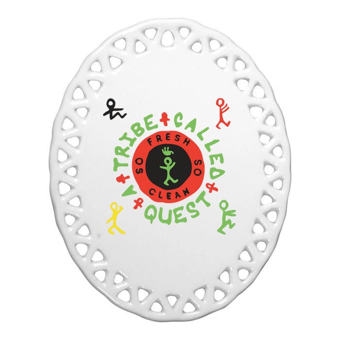 Classic A Tribe Called Quest Ceramic Oval Ornament