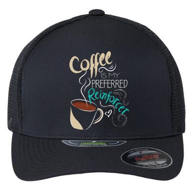 Coffee ABA Therapist Autism Teacher Behavior Analyst Flexfit Unipanel Trucker Cap