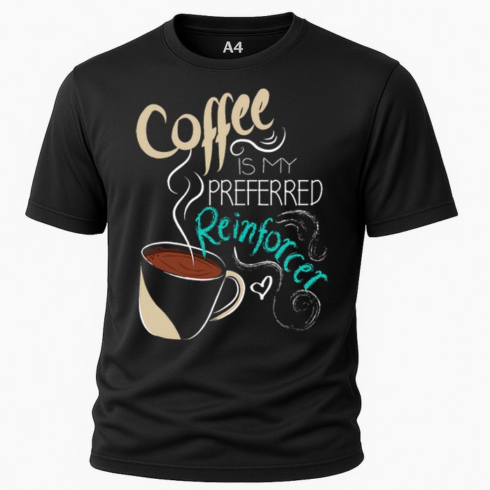 Coffee ABA Therapist Autism Teacher Behavior Analyst Cooling Performance Crew T-Shirt