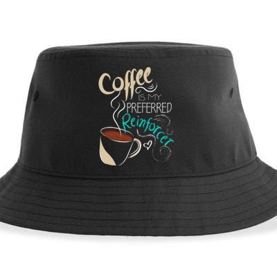 Coffee ABA Therapist Autism Teacher Behavior Analyst Sustainable Bucket Hat