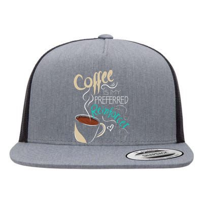 Coffee ABA Therapist Autism Teacher Behavior Analyst Flat Bill Trucker Hat