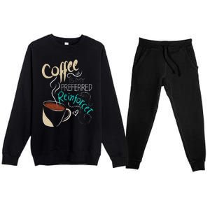 Coffee ABA Therapist Autism Teacher Behavior Analyst Premium Crewneck Sweatsuit Set