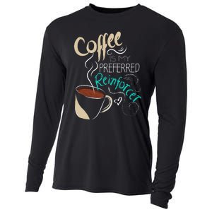 Coffee ABA Therapist Autism Teacher Behavior Analyst Cooling Performance Long Sleeve Crew