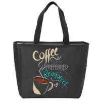 Coffee ABA Therapist Autism Teacher Behavior Analyst Zip Tote Bag