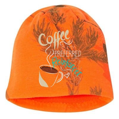 Coffee ABA Therapist Autism Teacher Behavior Analyst Kati - Camo Knit Beanie