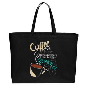 Coffee ABA Therapist Autism Teacher Behavior Analyst Cotton Canvas Jumbo Tote